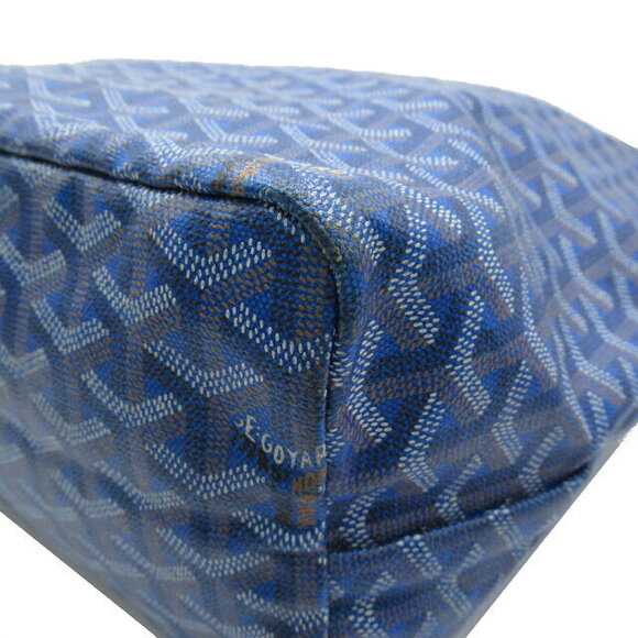 Goyard Saint Louis Tote Bag Canvas Blue - Picture 9 of 10